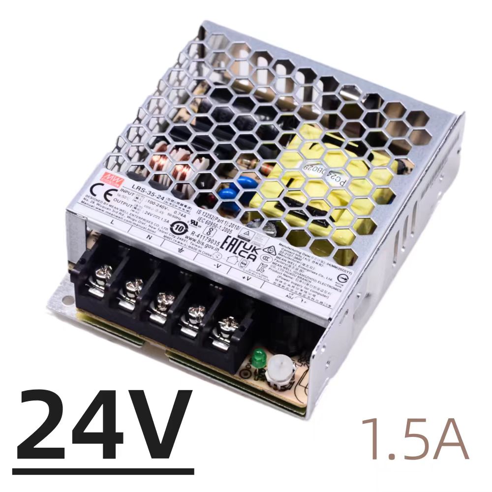 台湾明纬LRS-35-24机壳电源