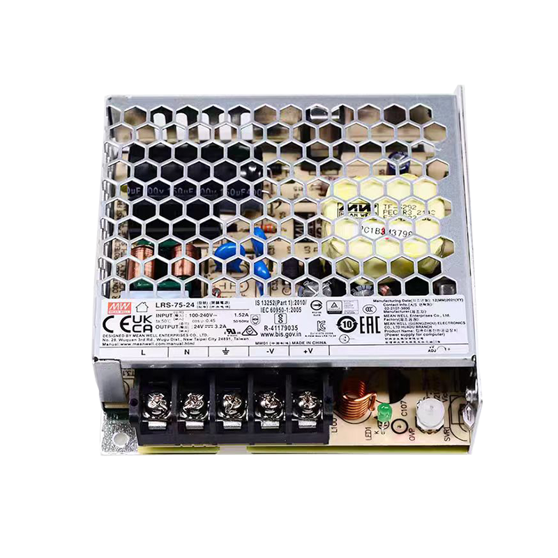 台湾明纬LRS-75-24机壳电源