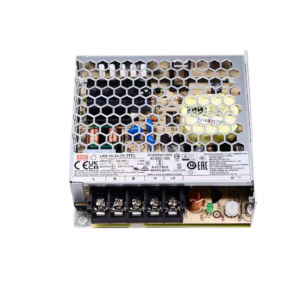 台湾明纬LRS-75-24机壳电源