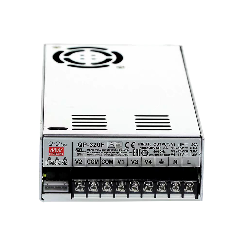明纬QP-320四组输出带PFC电源