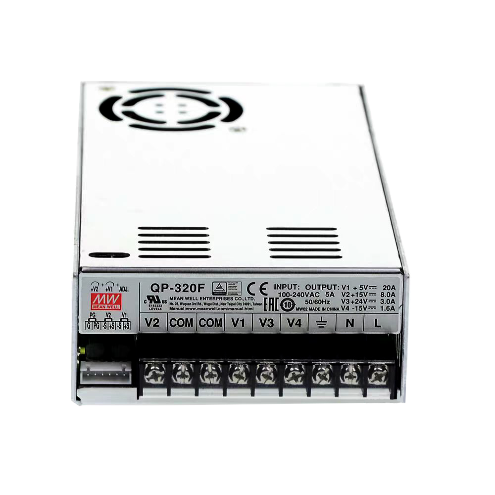 明纬QP-320四组输出带PFC电源