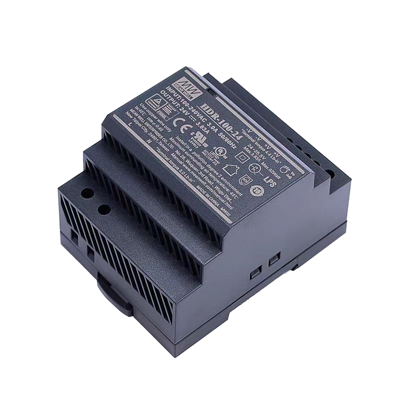 明纬HDR-100系列轨道式电源