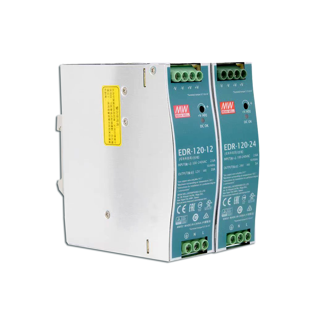 明纬EDR-120-24导轨电源