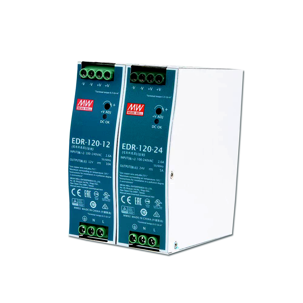 明纬EDR-120-24导轨电源