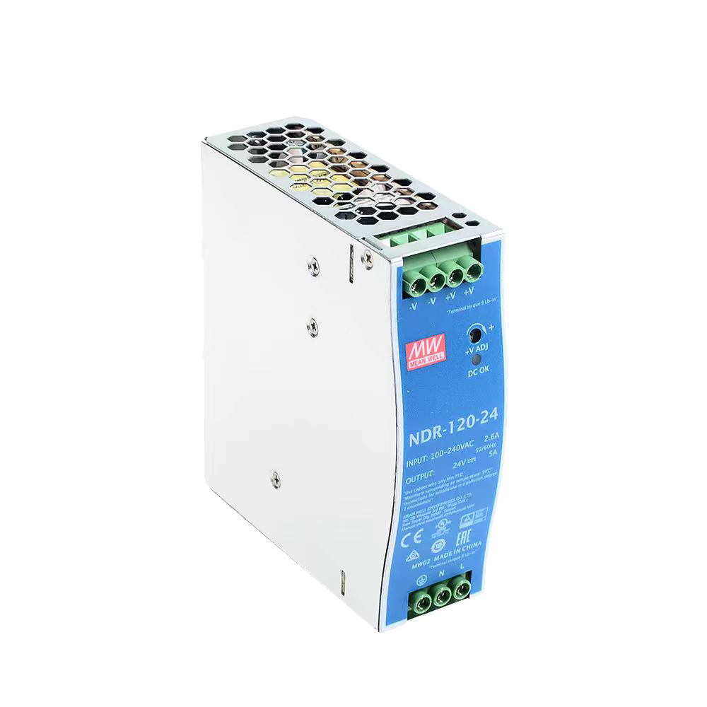 明纬NDR-120-24导轨电源