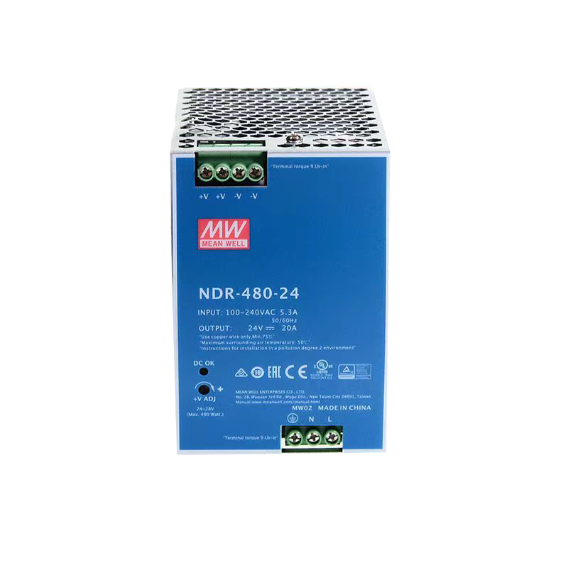明纬NDR-480-24导轨电源