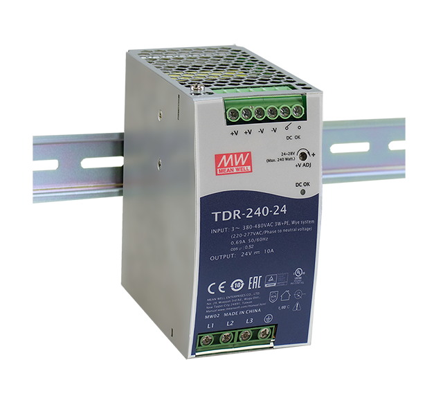 明纬导轨电源TDR-240-24三组输出