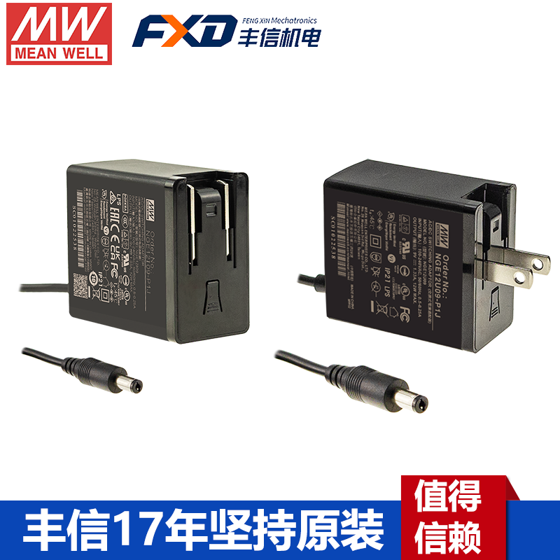 明纬12W绿能适配器NGE12I09-P1J