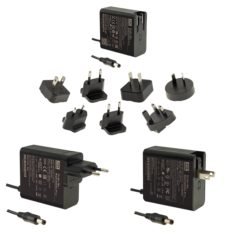 明纬30W绿能适配器NGE30I05-P1J