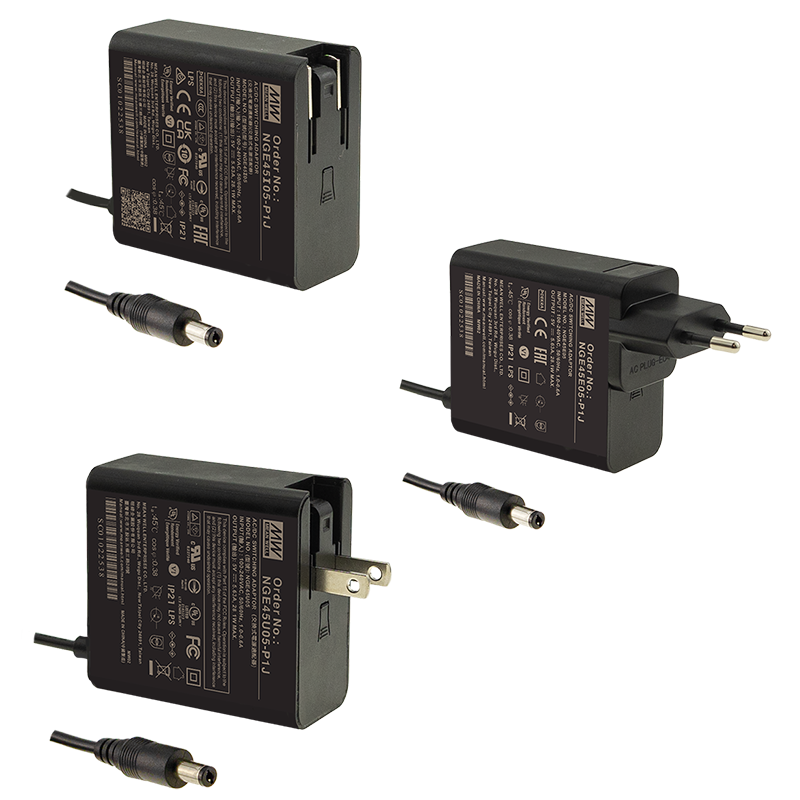 明纬45W绿能适配器NGE45I05-P1J