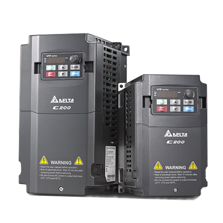 台达C200系列小型矢量控制变频器VFD007CB43A-20M/VFD007CB 21A-20标准型RS-485