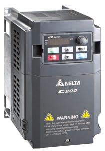 台达C200系列小型矢量控制变频器VFD007CB43A-20M/VFD007CB 21A-20标准型RS-485