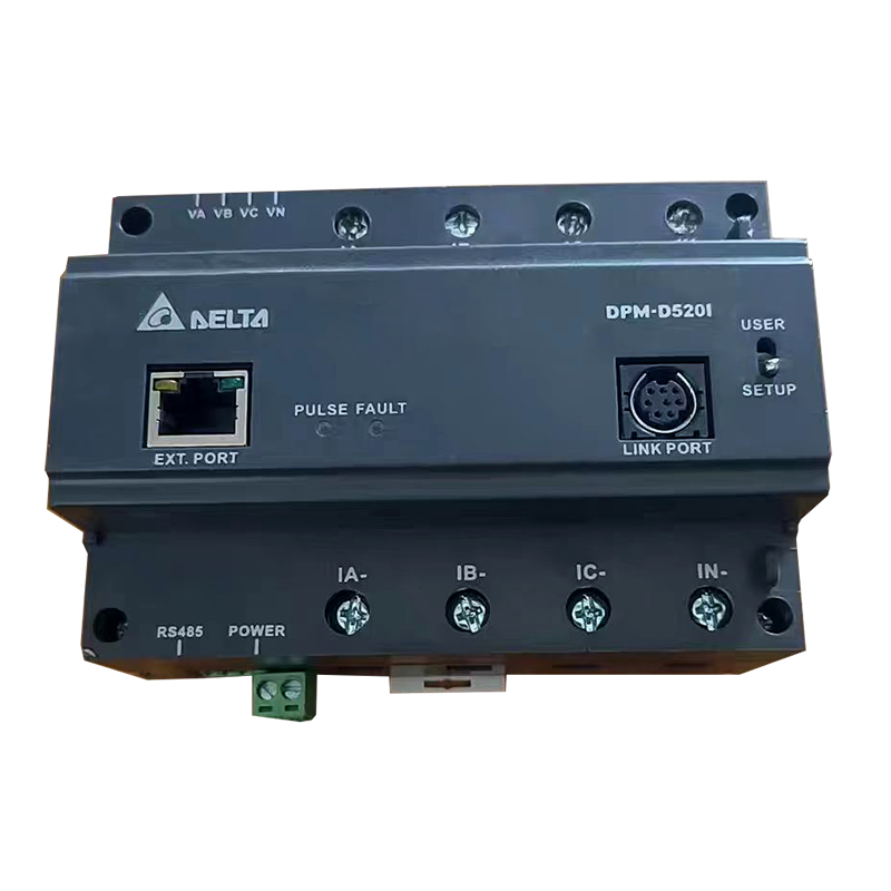 Delta台达DPM-D系列多功能集合式电表DPM-D532I导轨型电表DPM-D510自动接线修正
