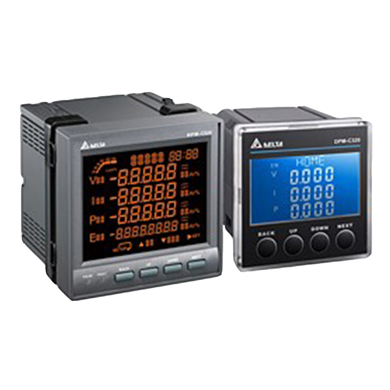 Delta台达DPM-C系列多功能集合式电表DPM-C520三相电力检测仪表DPM-C530盘面型电表