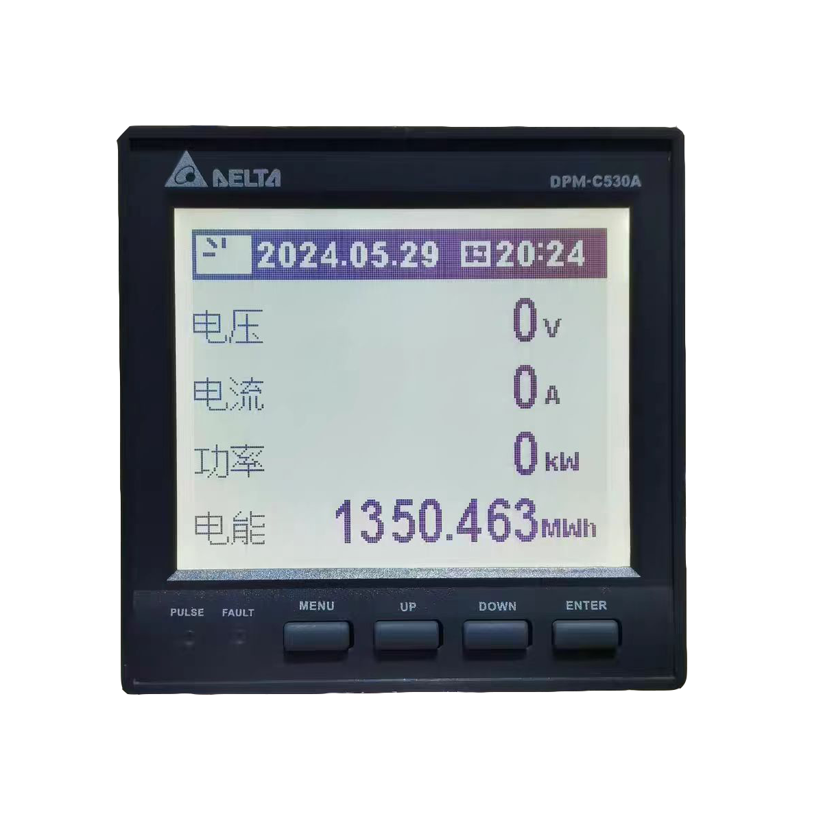 Delta台达DPM-C系列多功能集合式电表DPM-C520三相电力检测仪表DPM-C530盘面型电表