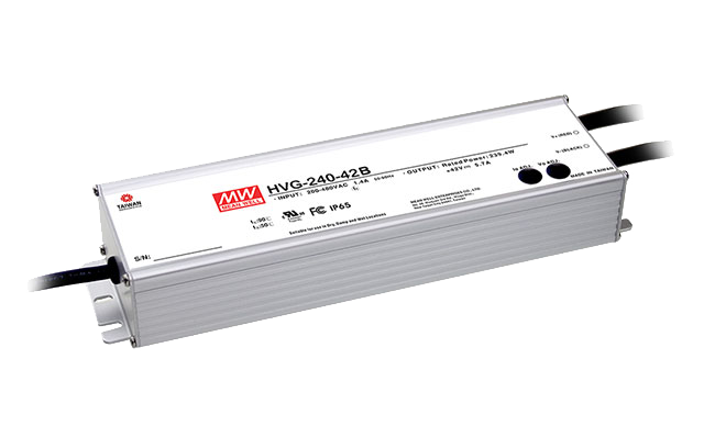 明纬HVG-240系列240W恒流型+恒压型LED驱动器