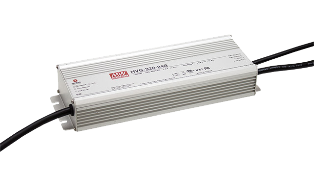 明纬HVG-320系列320W恒流型+恒压型LED驱动器