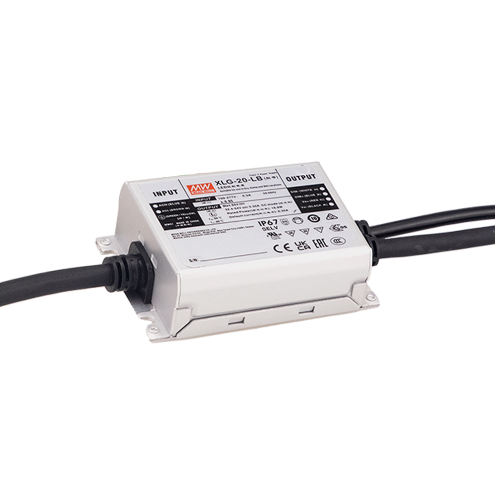明纬XLG-20系列21W恒流LED驱动器