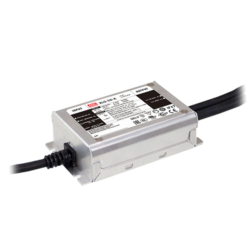 明纬XLG-50系列50W恒功率LED驱动器