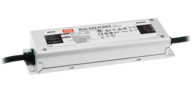 明纬XLG-240-DA2系列240W恒功率LED驱动器