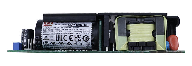 台湾明纬LOP-500系列基板型电源供应器医疗用电源