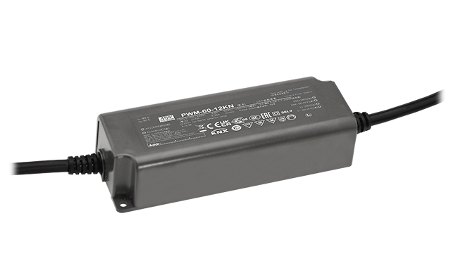 台湾明纬PWM-60-KN系列60W恒压PWM输出LED驱动器PWM-60-24KN