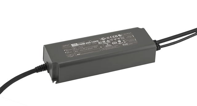 台湾明纬PWM-200-KN系列200W恒压PWM输出LED驱动器PWM-200-24KN