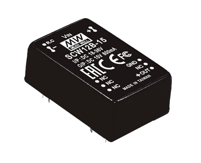 明纬电源SCW20系列20W DIP封装DC-DC稳压转换器