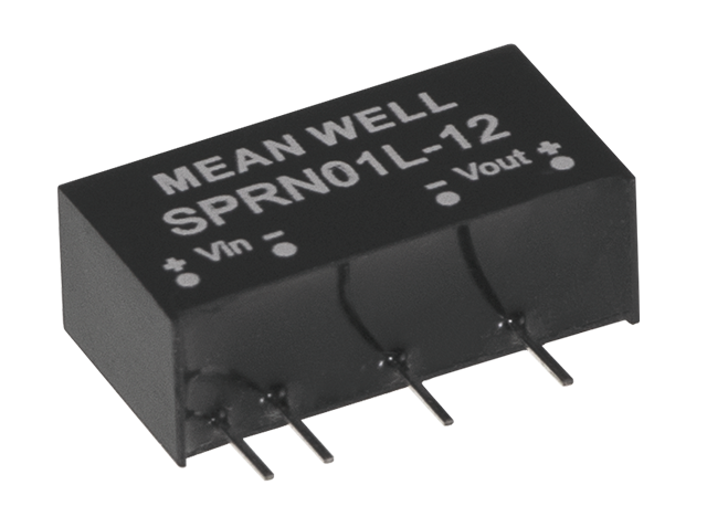 明纬电源SPRN01单组DPRN01双组1W SIP封装DC-DC稳压转换器