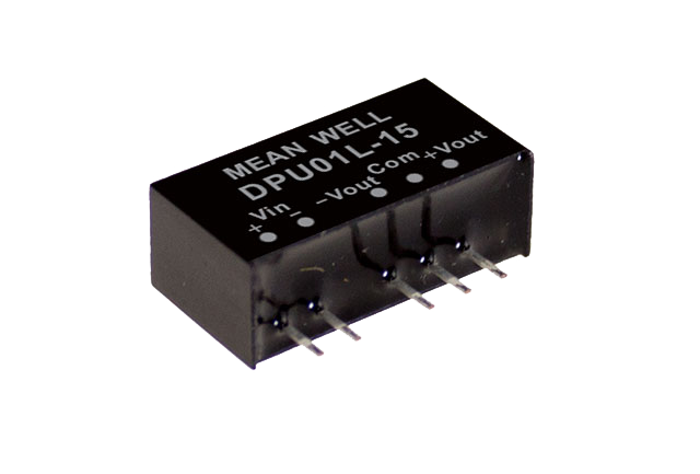 明纬电源SPU01单组DPU01双组1W SIP封装DC-DC非稳压转换器