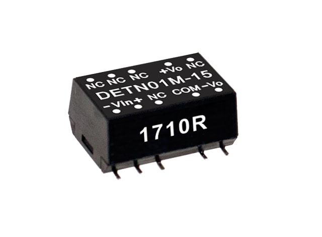 明纬电源DETN01系列1W SMD封装DC-DC非稳压转换器